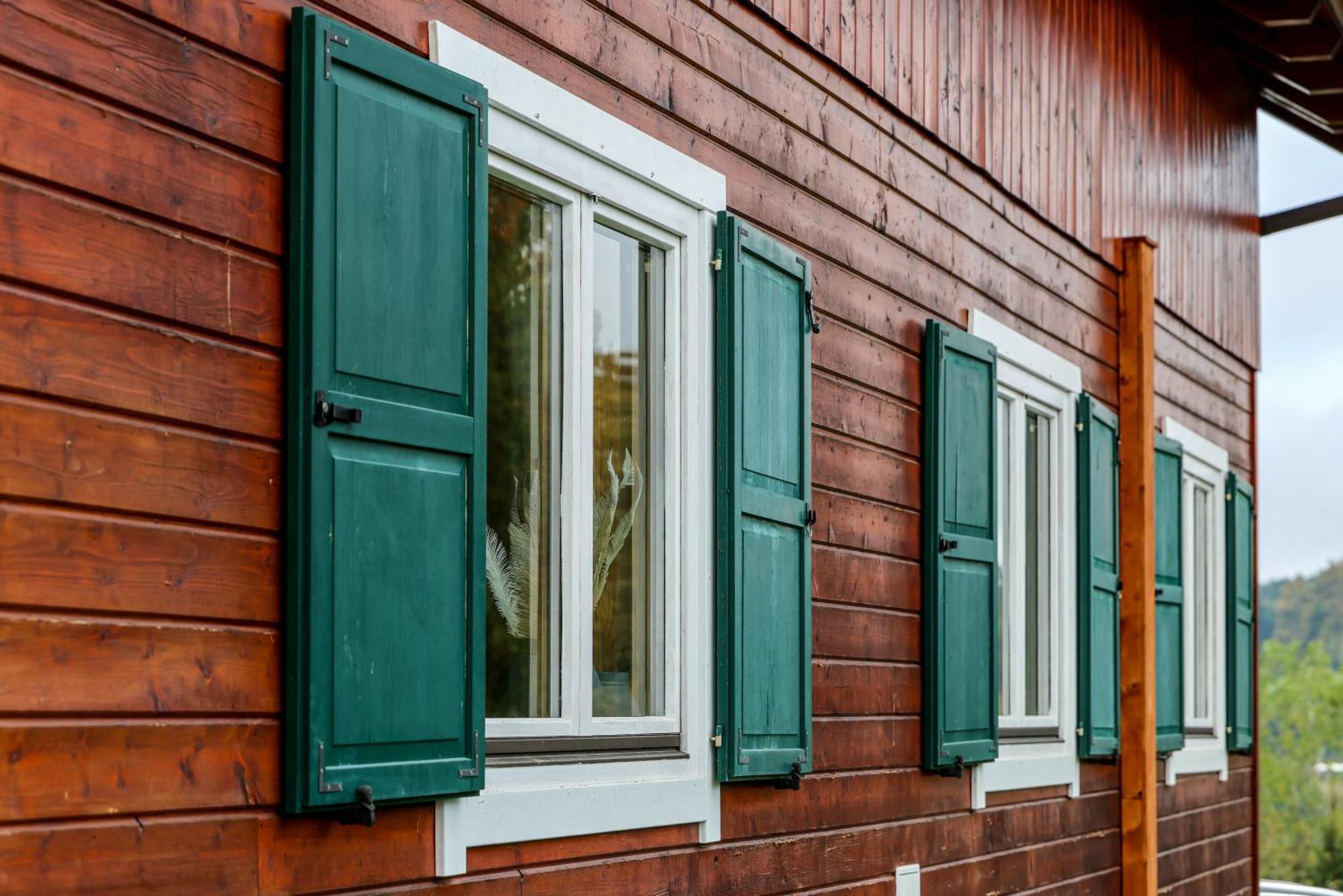Villa Gemuetliches Holzhaus In Gamlitz Exterior foto